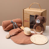 Bopoobo 1Set бозичаҳои ванна Маҷмӯи Kid Swaddle Wrap Марҳилаҳои Бэйби